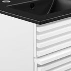 Modway - Render 18" Vanette de salle de bain - Blanc Noir-Assemblée requise
