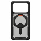UAG - Étui Robuste Plasma XTE MagSafe  pour iPhone 17 Pro - Noir/Orange Pop-Béquille intégrée