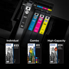 Epson - T822 Cartouche d'encre - Grande capacité - Magenta-Le système d’impression Epson est particulièrement conçu pour être utilisé avec les encres d’origine Epson. L’utilisation d’encres non authentiques peut entraîner des dommages qui ne sont pas couverts par la garantie limitée de l’imprimante