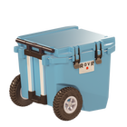 RovR - RollR 45 Glacière rigide à roulettes pintes avec poignée télescopique - Pacifique sud-Les nouveaux loquets RapidLock créent un joint étanche à l’air et offrent un accès rapide et facile à la fête