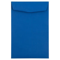 JAM Paper Enveloppes ouvertes au bout avec fermeture gommée, 6 x 9 po, bleu présidentiel, 50/pqt-Bleu présidentiel