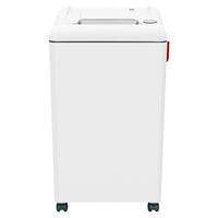 Destroyit Destructeur centralisé de bureaux à découpe transversale 2503 P4 de 13 feuilles (DSH0302L)-L’élément de commande Easy Switch utilise des codes couleur et des symboles lumineux pour indiquer le statut opérationnel et fonctionne comme un interrupteur d’arrêt d’urgence