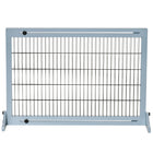 PawHut - Barrière pour animaux autoportante avec longueur réglable de 41 po à 72 po - gris-bleu-Couleur : gris-bleu 