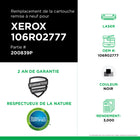 CIG - Cartouche de toner Xerox Phaser 3260 remise à neuf - rendement élevé - noir- Écologique : Remanufacturé à partir d'une cartouche Xerox originale recyclée