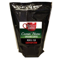 East Coast Coffee - Café moulu de torréfaction moyenne Comin' Home, sac-1 lb de grains