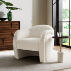 Modway - Compose Performance Velvet Chaise d’accent - Alabaste-Tissu de velours Performance
