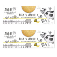 Abbye - biscuits artisanaux pur beurre 140 g - paquet de 2-Préparés avec du vrai beurre pour une saveur riche et authentique