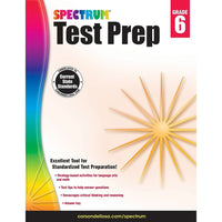 Livre numérique : Spectrum - Spectrum Test Prep, 704686-EB, 6e année-Vous recevrez deux courriels : le premier confirmant la totalité de votre commande et le second comportant un lien de téléchargement. Vous pourrez utiliser le lien de téléchargement immédiatement ou plus tard, comme vous le voulez.