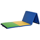 Soozier - Tapis De Gymnastique Pliant 4 pi L x 10 pi L x 2 po P - Tapis D’Exercice Avec Poignées Pour Yoga - Mma - Arts Martiaux-Tapis de roue parfait pour la gymnastique, les programmes d'exercices, le pilates, les étirements, le yoga, les arts martiaux, la gymnastique, les activités de garderie, et plus encore  