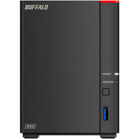 Buffalo - 720 2 baies - 16 To-Installation sans effort – Connectez simplement la LinkStation à votre routeur et profitez d'un stockage réseau partagé pour tous vos appareils. Le NAS est compatible avec Windows et macOS, et le support américain de Buffalo est disponible 24h/24 et 7j/7 pour les procédures d'installation
