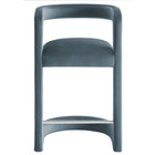 Modway - Winslow Performance Velvet Tabouret de comptoir - Cadet Blue-7