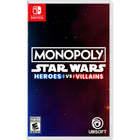 Monopoly: Star Wars Heroes vs. Villains pour Nintendo Switch-Entrez dans la galaxie star wars avec une nouvelle touche audacieuse à monopoly. vivez des moments cinématographiques emblématiques en compétition avec votre famille et vos amis dans des lieux emblématiques de toutes les époques de la saga