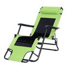 Dura Housewares - ensemble de 2 chaises Malta - Vert et noir - paquet de 2-Personnalisez facilement l’inclinaison selon votre niveau de confort préféré