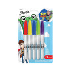 Sharpie - Marqueurs permanents Sharpie - emballage Histoire de jouets 5 - assortis - pointe fine - Paquet de 5-Marqueurs permanents Sharpie avec de l’encre qui marque sur le papier, le plastique, le métal et la plupart des autres surfaces