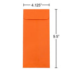 JAM Paper Enveloppes recyclées n° 10 (4,13 x 9,5 po), orange, 500/bte-4