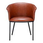Zuo - Garston Chaise de salle à manger - Brun-Confort moelleux et rembourrage durable