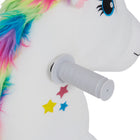 Qaba - Véhicule licorne 6V pour enfants avec musique avant - blanc-Couleur : Blanc 