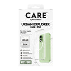 PanzerGlass - CARE Clear Urban Explorer MagSafe iPhone 17 - Anneau blanc-Protection de caméra renforcée. Compatible MagSafe