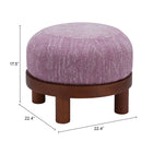 Zuo - Gome Pouf Wisteria - Violet-7