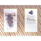 Rosedale Gold - Cartes de souhaits Noël Gold 5-1/2 po x 8 po / Enveloppes - paquet de 6-Imprimées sur un papier de qualité non couché