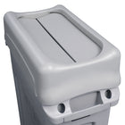 RubbermaidMD ® Couvercle SlimJim avec ventilation, gris-Design élancé