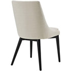 Modway - Viscount Tissu Chaise à manger - Beige-Tissu fin en polyester