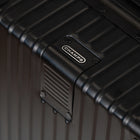 CHAMPS - Ensemble de bagages extensibles à parois rigides Collection Fresh II - Noir-Système de compression intérieur