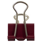 JAM Paper - Pinces à baguette colourées - petites - 3/4 po (19 mm) - pinces bourgogne - 25/paquet-La prise ferme des pinces à baguette maintient les piles de papiers libres solidement attachées ensemble, sans risque de glissement ou de chute