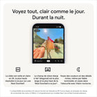 Google - Nest Doorbell filaire (3e gén) - Neige-Voyez tout, clair comme le jour. Durant la nuit.
À l'aube, au crépuscule ou dans la pénombre, vous verrez des couleurs et des détails plus riches grâce aux performances améliorées en faible luminosité. Et vous verrez mieux quand il fait sombre grâce à la fonctionnalité Vision nocturne améliorée.