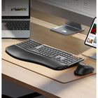 ProtoArc - Combinaison clavier-souris ergonomique Plus-Commutez jusqu’à 3 appareils : Connectez-vous facilement avec un récepteur USB ou Bluetooth, la combinaison clavier-souris sans fil ergonomique supporte jusqu’à 3 appareils simultanément et permet de passer rapidement d’un appareil à l’autre en appuyant sur un seul bouton
