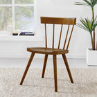 Modway - Sutter Fauteuil d’appoint de salle à manger - Noyer-Pattes en bois écartées