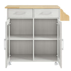 Modway - Cuisine Chariot de cuisine, Blanc Naturel-8