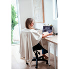 Warmür - La couverture pour chaise originale, Beige- Glissière dissimulée qui s’adapte à la plupart des appuis-tête et qui se ferme quand vous ne l’utilisez pas