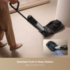 Mova - Aspirateur eau et poussière X4 Pro - Noir-Une puissance d'aspiration de 20 000 Pa sans aucun enchevêtrement : fini les enchevêtrements ! Grâce à une puissance d'aspiration de 20 000 Pa, le nettoyage à sec et à l'eau est simplifié, tandis que le peigne-grattoir à dents extraie efficacement les poils emmêlés. De plus, la conception des dents du peigne permet au grattoir d'atteindre les profondeurs de la brosse, garantissant ainsi une efficacité à 100 %* contre les enchevêtrements et facilitant grandeme