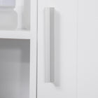 Kleankin - armoire de salle de bain avec miroir à montage mural - blanc-Couleur : Blanc 