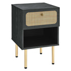 Modway - Chaucer Table de chevet, Noir-Table de chevet moderne