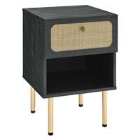 Modway - Chaucer Table de chevet, Noir-Table de chevet moderne