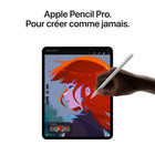 Apple - iPad Pro 13 po Wi-Fi + cellulaire 256 Go avec verre standard - Noir spatial-6