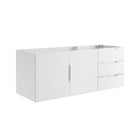 Modway - Vitality 48" Armoire de lavabo de salle de bain compatible double ou simple (non inclus) - Blanc-7