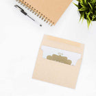  JAM Paper Enveloppes d'invitation parchemin A7 - 5,25 x 7,25 po - Naturel recyclé - paquet de 50-Quantité : 50 par paquet, Assez pour avoir à la maison ou au bureau pour toute occasion