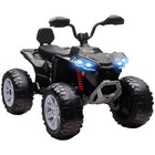 Qaba - Voiture électrique 24V à 2 places pour enfants avec roues à suspension - noir-Puissants doubles moteurs 24V offrant aventure et contrôle de vitesse fluide 