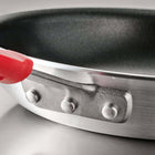 Tramontina - Pro Poêle antiadhésive de 10 po – Manche rouge – Revêtement renforcé-Poignée amovible en silicone, certifié NSF