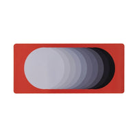 ONEofZERO Grand sous main premium - Rhythmicore Mod Monochrome-Bords Cousus Serrés : Pour une durabilité accrue et pour réduire l'effilochage au fil du temps