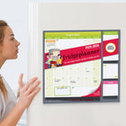 Blueline - 2025-2026 Calendrier Magnétique Fridgeplanner - 14 po x 13-1/2 po - Anglais-Dimensions: 14 po H x 13-1/2 po l