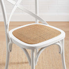 Modway - Gear Fauteuil d’appoint de salle à manger Ensemble de 2 - Blanc-5