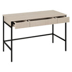 Hudson&Canal - Bureau Nolan 48" - Aulne blanc-Nettoyer avec un chiffon doux et sec, sans produits chimiques agressifs ni produits de nettoyage abrasifs