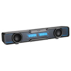 Edifier - Barre de son multimédia QS30 alimentée par USB, avec Bluetooth, basses améliorées, microphone intégré et effets d’éclairage dynamiques – Noir-Le câble USB fourni transmet à la fois l’alimentation et les signaux audio de votre ordinateur vers l’enceinte. Il suffit de brancher le connecteur USB à votre ordinateur pour commencer la lecture
