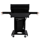Kenmore - Barbecue au gaz sur piédestal à 3 brûleurs - Noir/cuivré-Surface de cuisson principale : 381 pouces carrés.