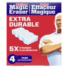 M. Net - Effaceur magique très durable - Tampons de nettoyage avec Durafoam - paquet de 4-Cette brosse de nettoyage est très résistante à la saleté, partout dans la maison! Nettoyant de surface, nettoyant de mur, nettoyant de baignoire, nettoyant de porte de four, efface les marques sur les interrupteurs, les portes et bien plus encore!