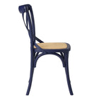 Modway - Gear Restauration Fauteuil d’appoint - Bleu Minuit-Capacité de poids de la chaise : 286 lb.
